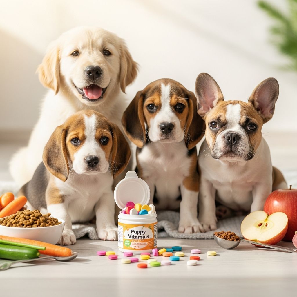 Puppy Vitamins Guide Discover essential vitamins for your puppy's growth, from bone strength to immune support, with expert nutrition tips.