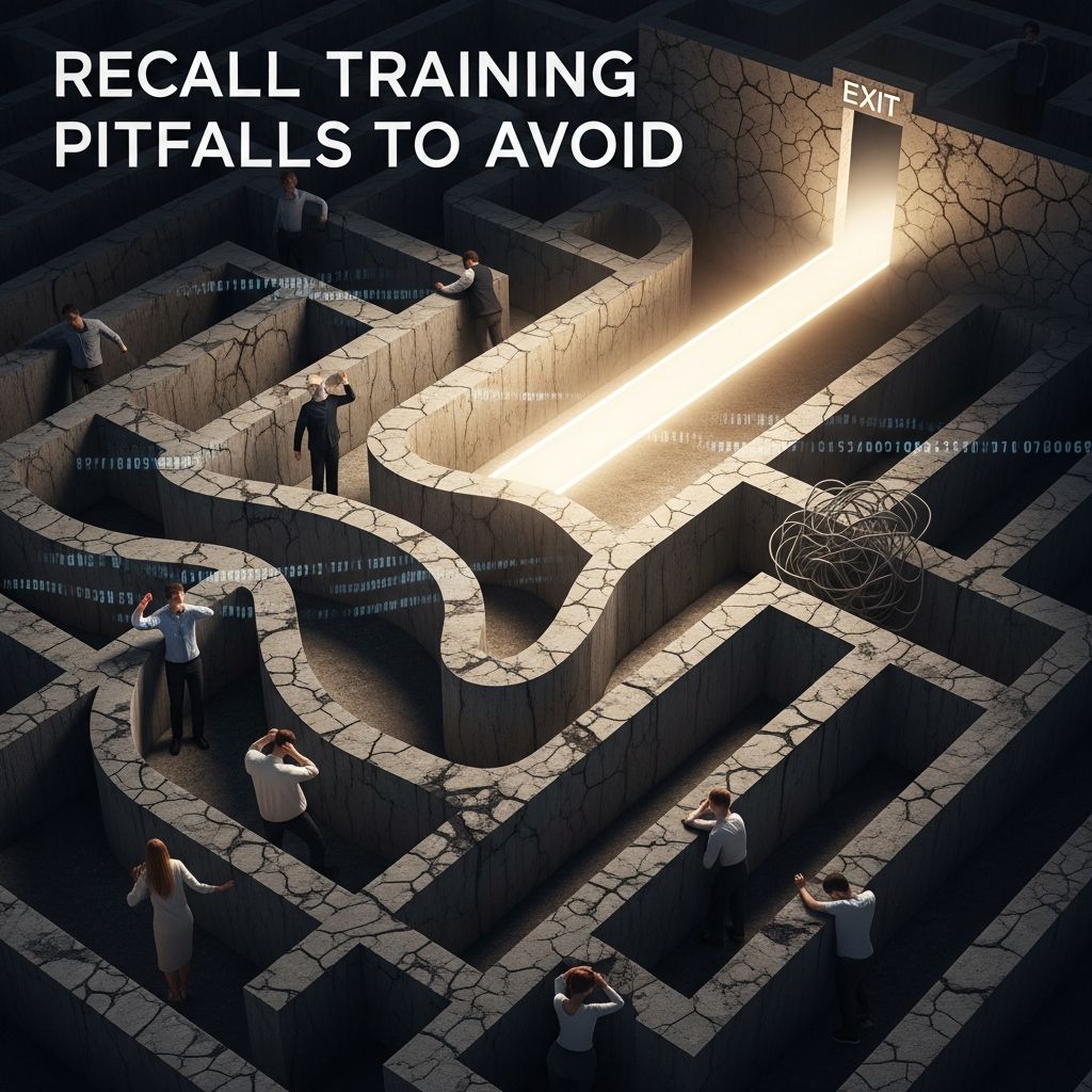 Recall Training Pitfalls to Avoid Discover the top mistakes dog owners make when teaching recall and learn proven strategies to build a rock-solid come-when-called command.