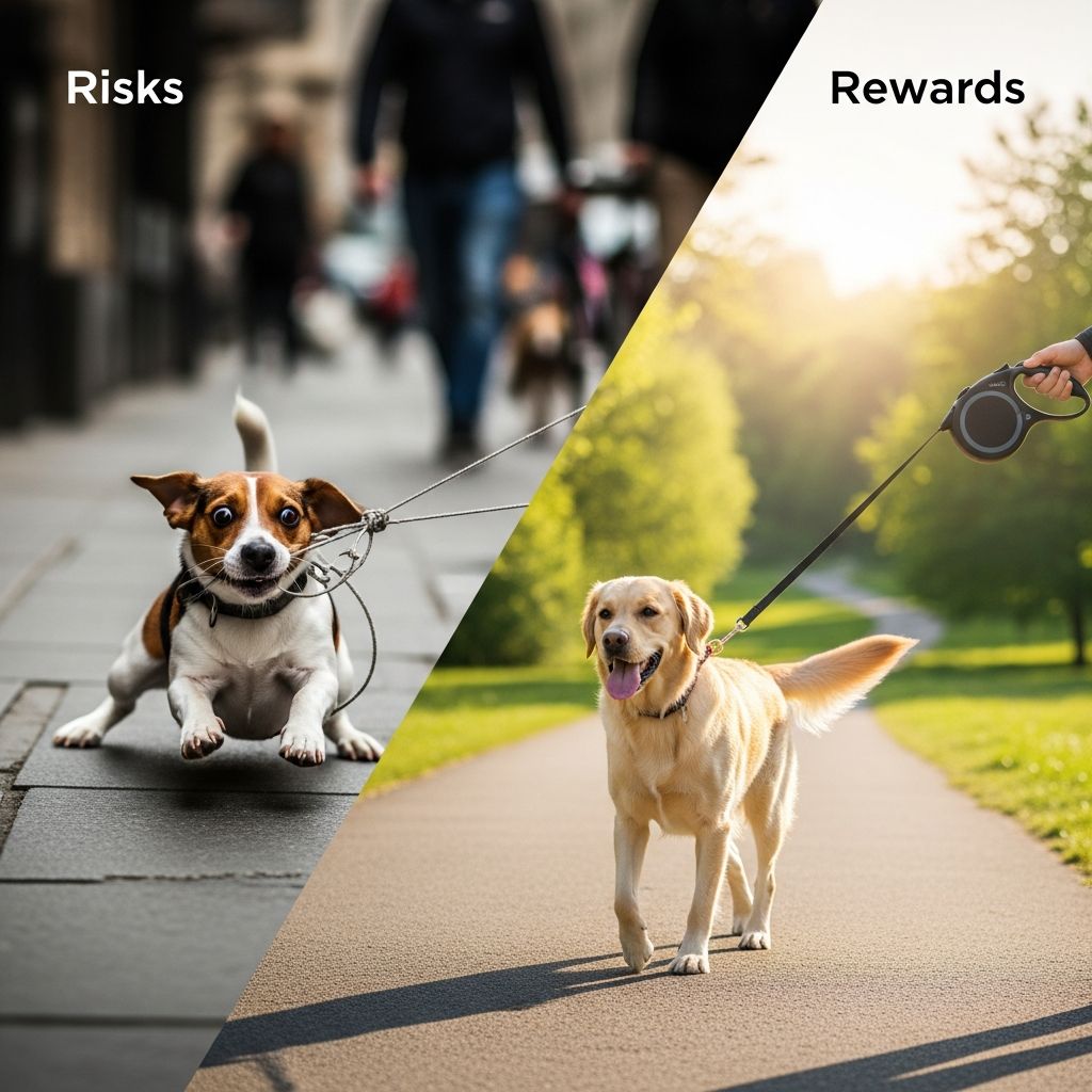 Retractable Leashes: Risks vs Rewards Explore the hidden dangers of retractable dog leashes and discover safer alternatives for enjoyable walks.
