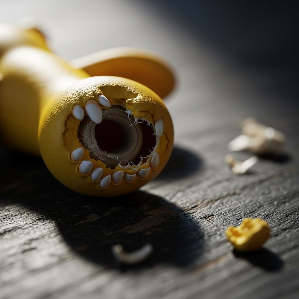Risks of Vinyl in Dog Toys Discover why vinyl dog toys pose serious health threats and learn safer alternatives for your pet's playtime.