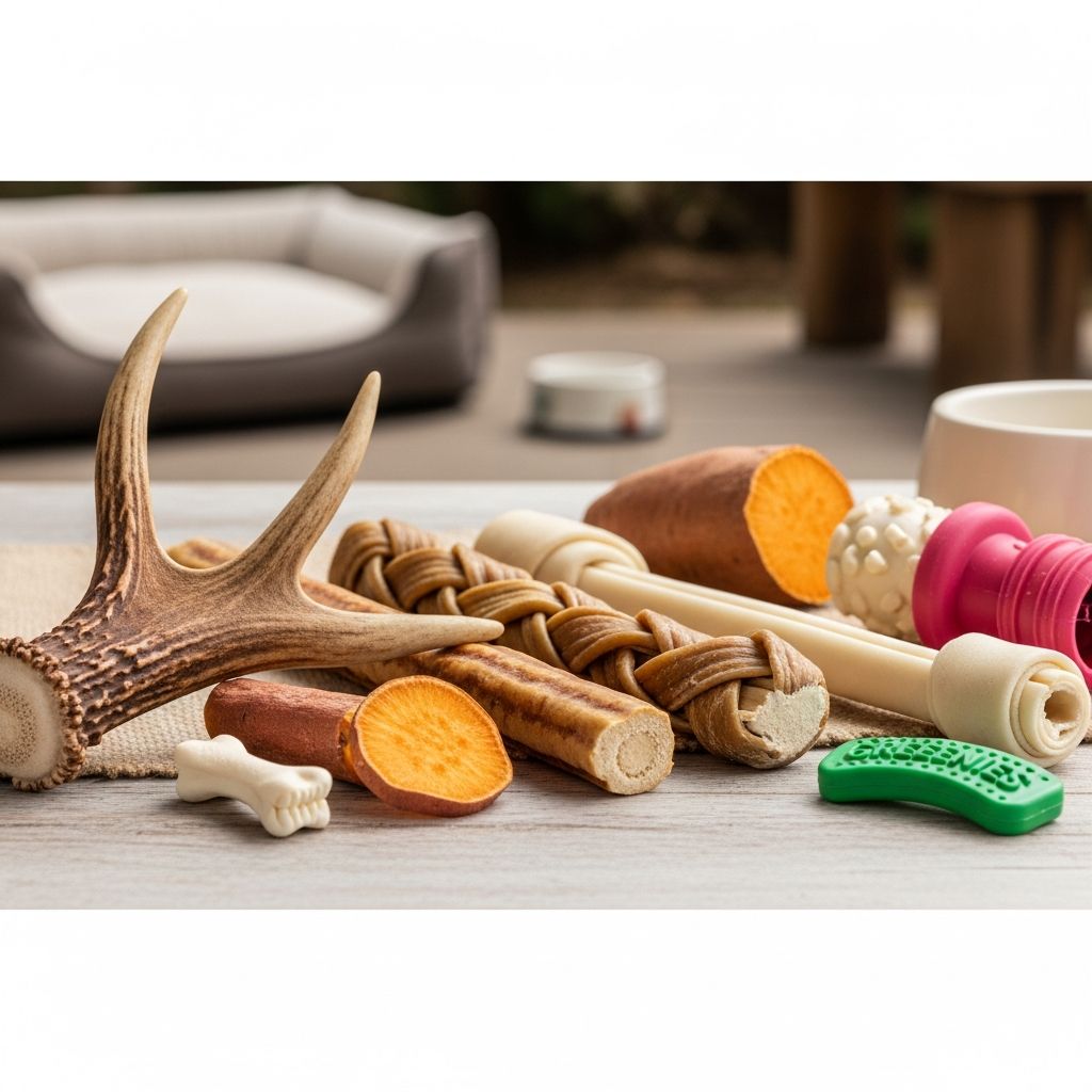 Safe Chew Options for Dogs Beyond Rawhide Discover healthier, digestible alternatives to rawhide chews that keep your dog entertained while minimizing health risks.