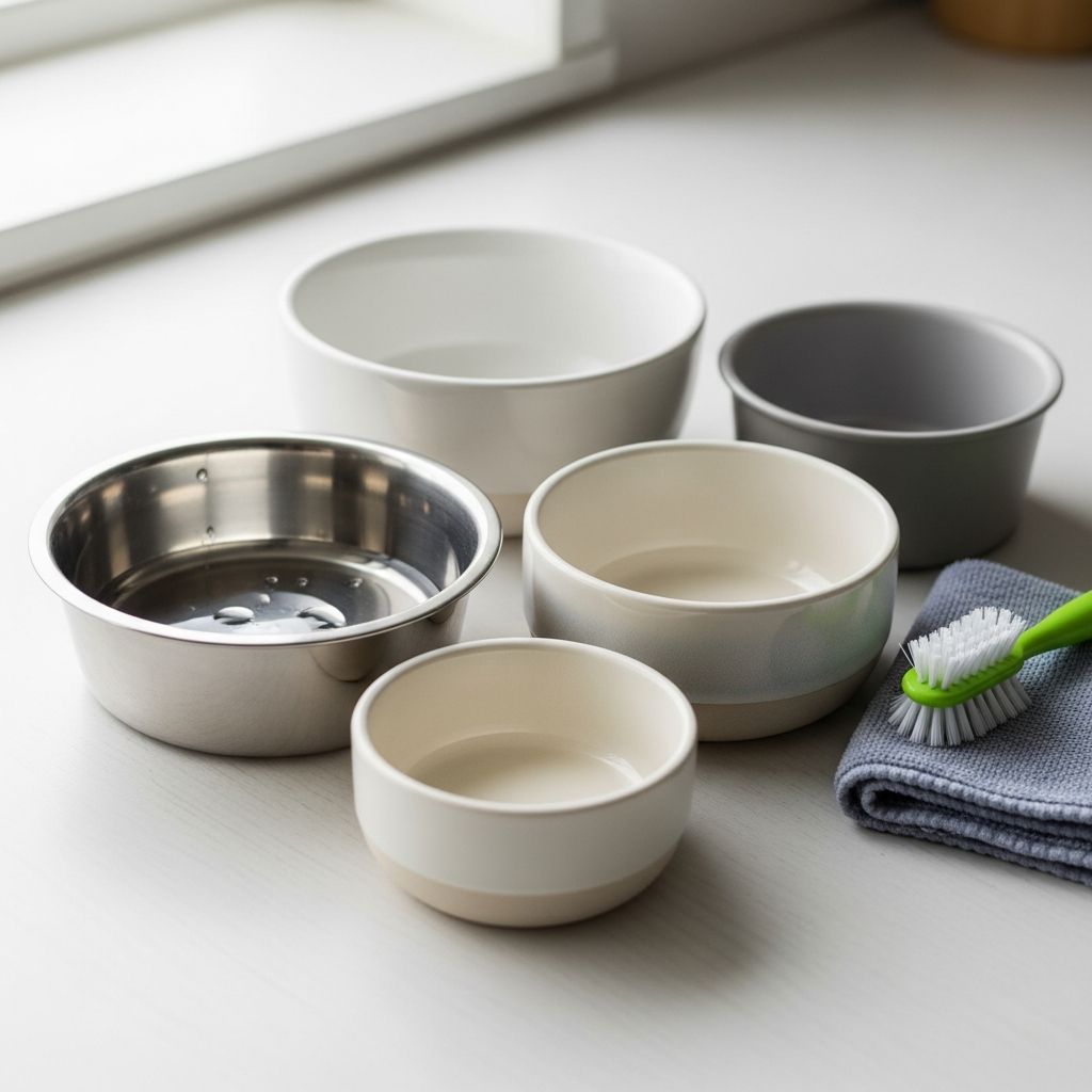 Safe Dog Bowls: Materials and Maintenance Guide Discover the best materials for dog food bowls and proven cleaning routines to protect your pet from toxins, bacteria, and health risks.
