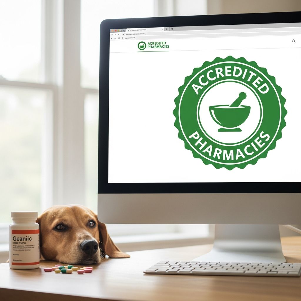 Safe Online Pet Meds: Spot Accredited Pharmacies Discover essential tips to buy veterinary drugs online securely, avoiding risks with accreditation checks and vet consultations for your pet's safety.