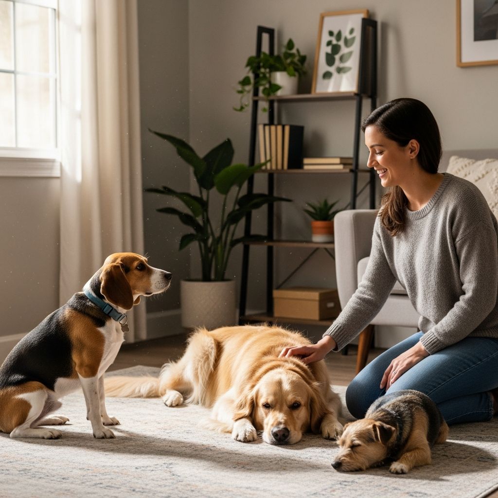 Silencing the Chorus: Taming Barking in Multi-Dog Homes Discover proven strategies to quiet excessive barking when multiple dogs join forces, creating peace in your busy household without frustration.