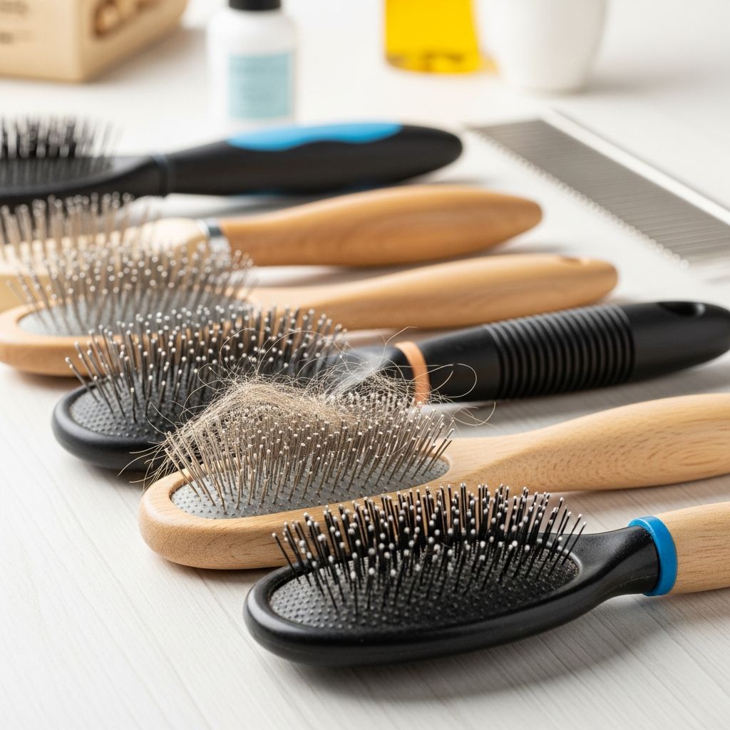 Find the ideal slicker brush for your dog's coat type and grooming needs.