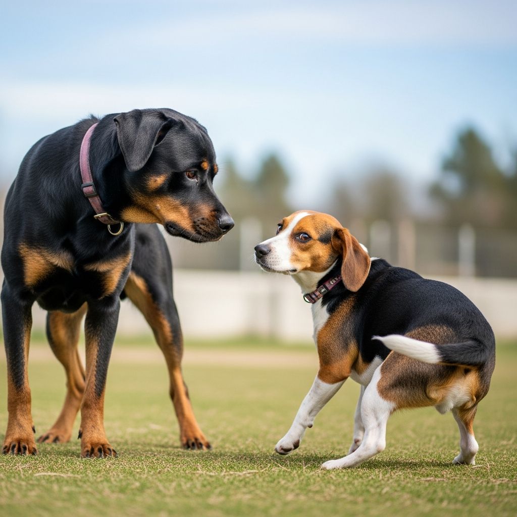 Spotting and Stopping Dog Bullying Behavior Learn to identify bully tendencies in your dog, understand the causes, and apply effective strategies to foster harmonious interactions with other dogs.