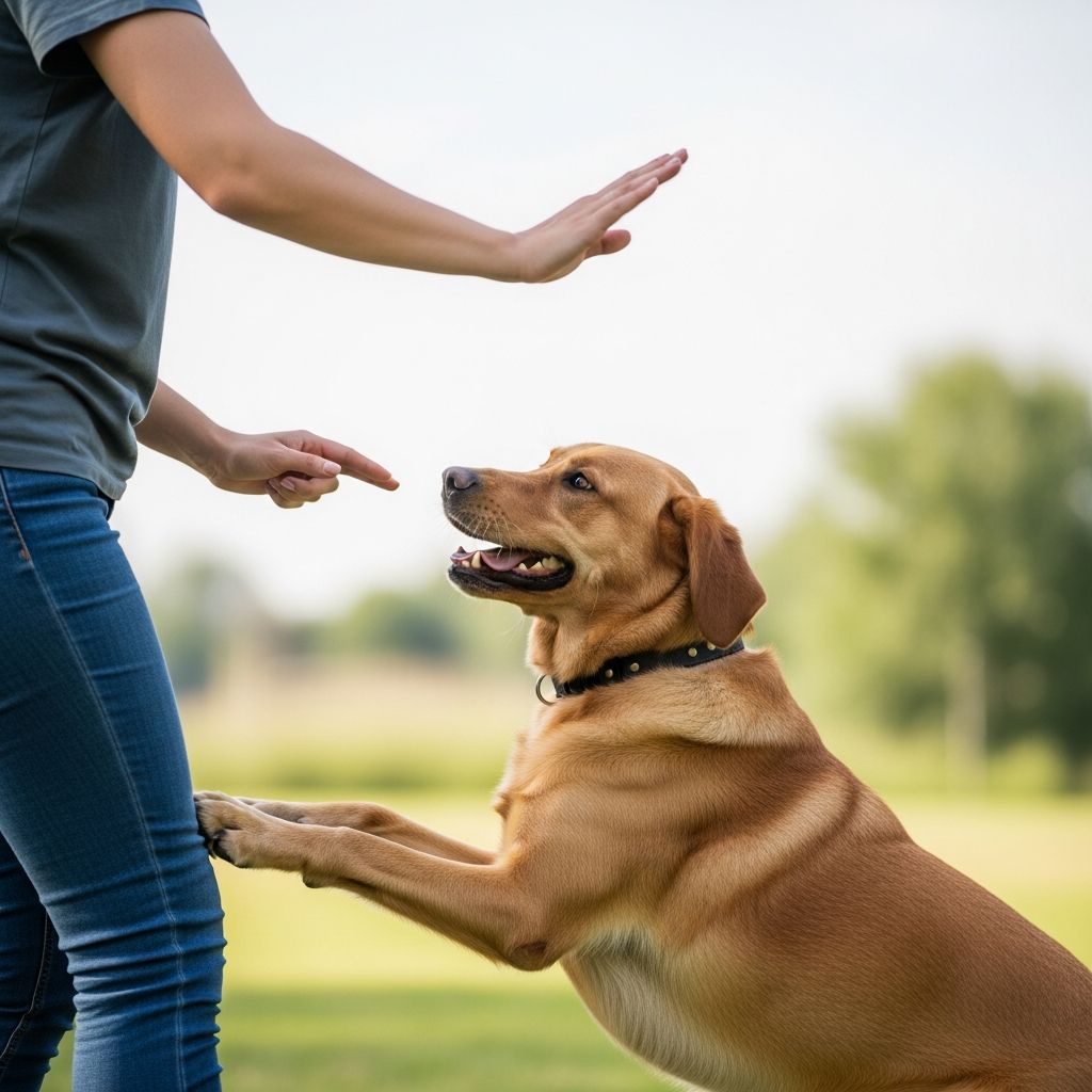 Stop Dog Jumping Up Effective, humane strategies to curb your dog's jumping habit and foster polite greetings for a calmer home.