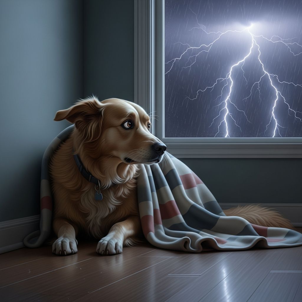 Discover effective strategies to ease your dog's thunderstorm fears and restore calm during stormy weather.