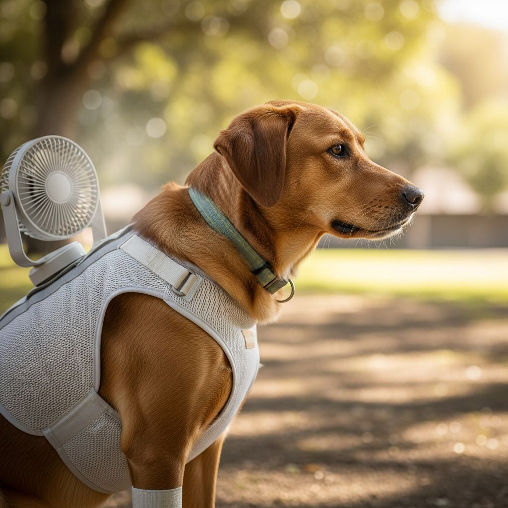 Thermal Protection Gear: Managing Canine Heat Stress Explore advanced cooling technologies designed to safeguard dogs from heat-related health complications.