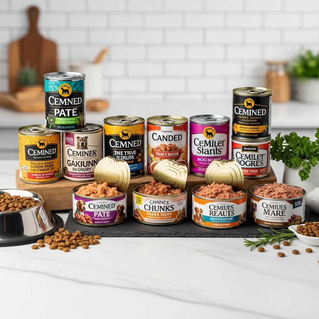 Top Canned Dog Foods Guide Discover the finest canned dog foods across key categories to match your pet's unique dietary needs and lifestyle.