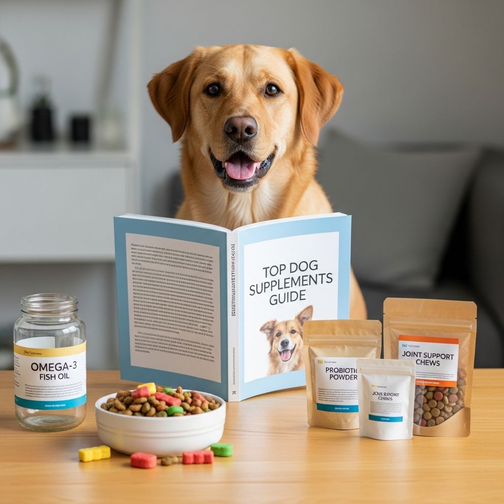 Discover the best supplements to enhance your dog's joint health, digestion, coat shine, and overall vitality with expert-backed recommendations.