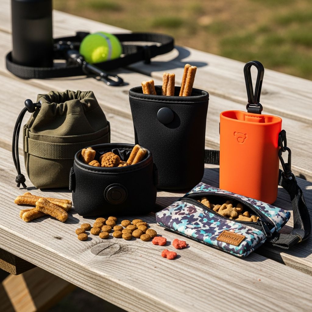 Top Dog Treat Pouches for Training and Adventures Discover the best treat pouches that make dog training, hiking, and walks effortless with hands-free access and smart features.