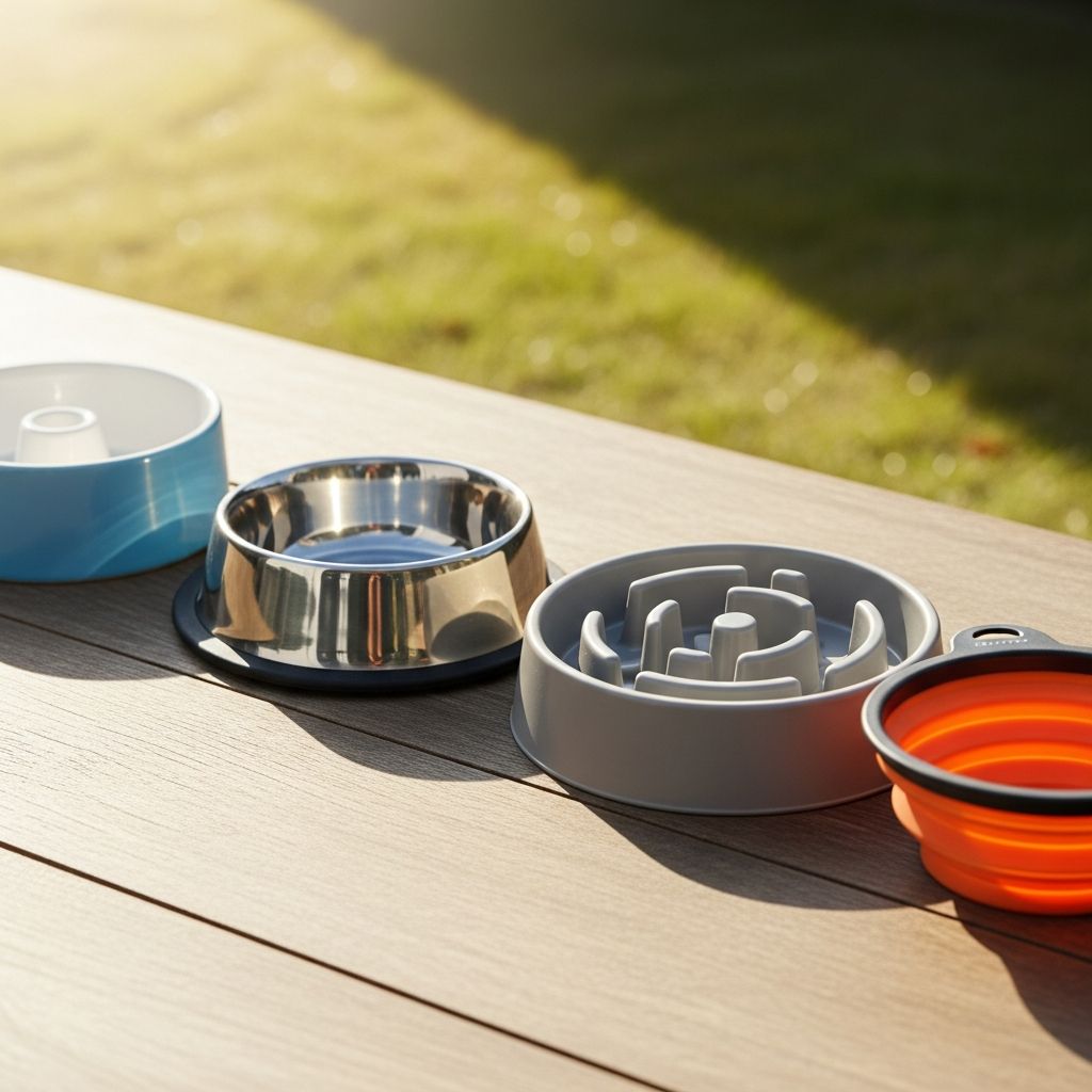 Ultimate Guide to Dog Feeding Bowls Discover the perfect dog bowls for health, comfort, and convenience with expert insights on materials, designs, and sizes.