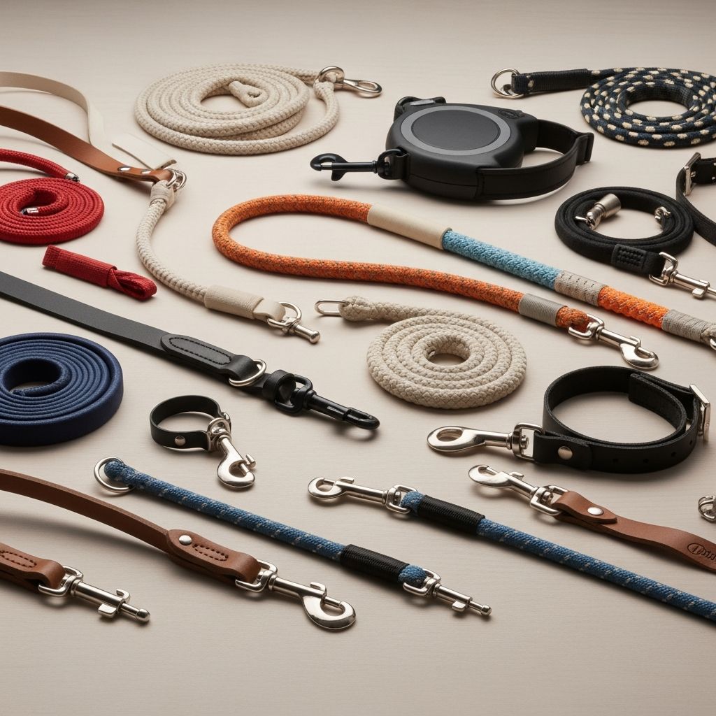 Discover the perfect leash for your dog's size, behavior, and lifestyle with expert tips on types, materials, and features for safe, enjoyable walks.