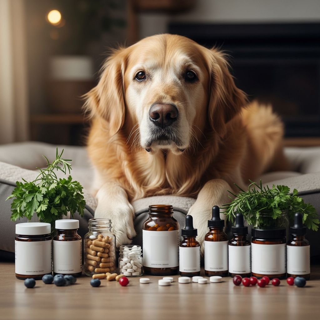 Vital Supplements for Aging Dogs Discover essential supplements to support your senior dog's joint health, brain function, immunity, and overall vitality as they age gracefully.