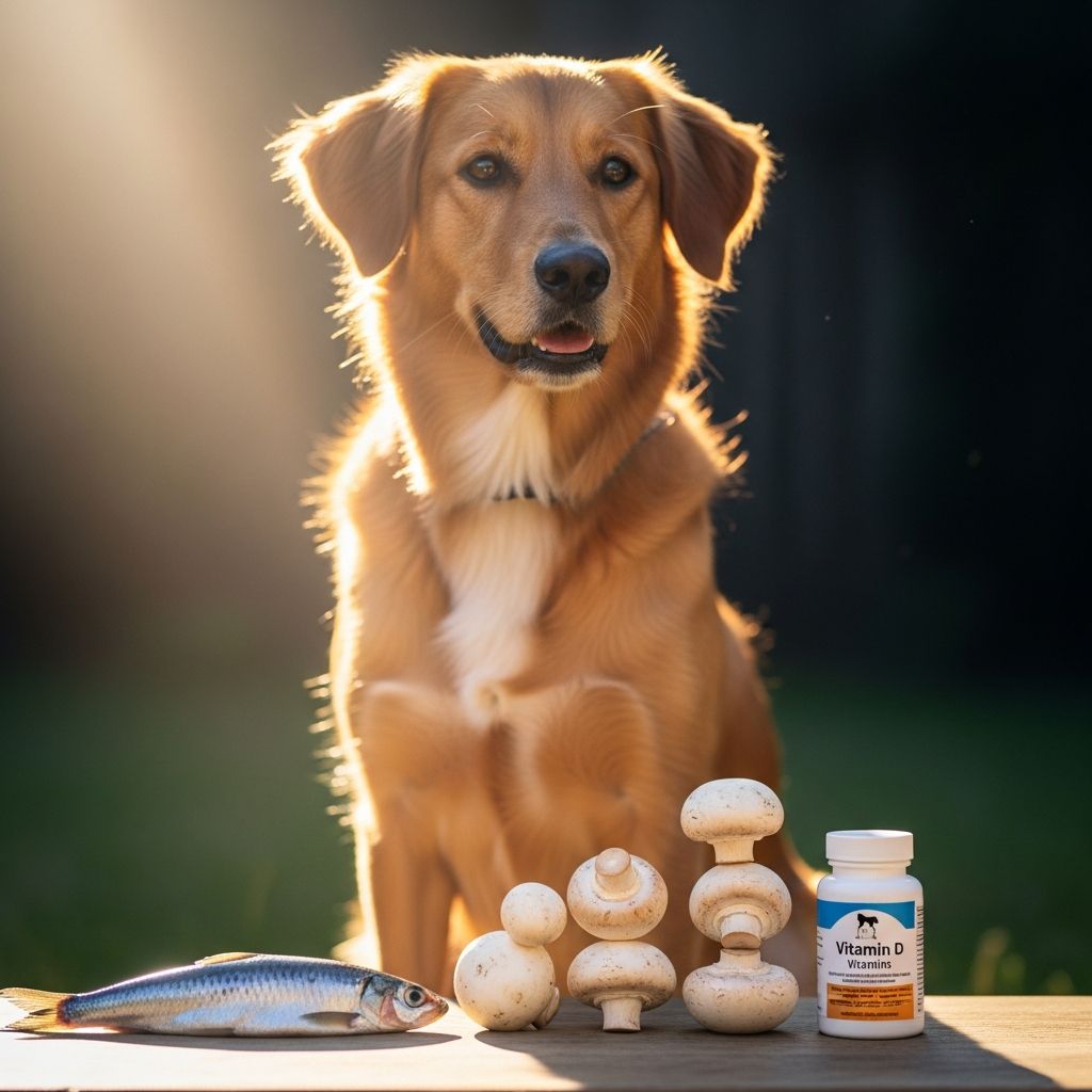 Vitamin D Essentials for Dogs Unlock the power of vitamin D to support your dog's bone strength, immunity, and overall vitality through diet and careful supplementation.