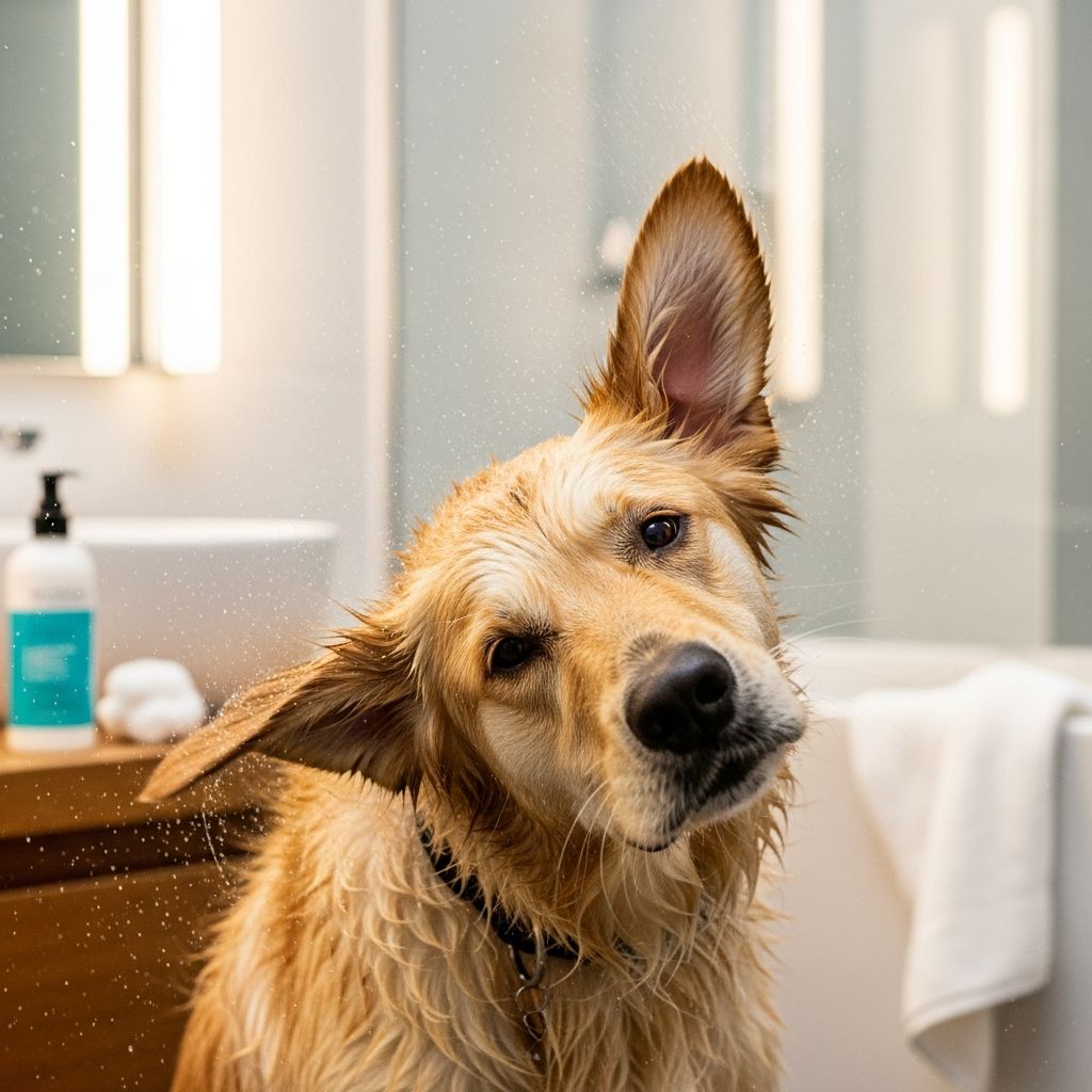 Discover simple, effective ways to remove water from your dog's ears after swimming or bathing to prevent discomfort and potential infections.