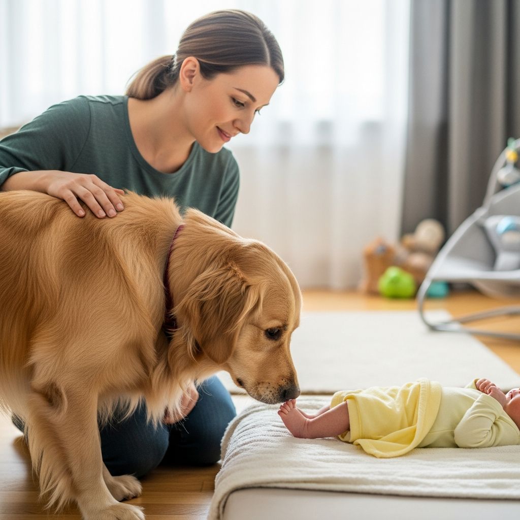 Welcoming Baby: Safe Dog Introductions Expert strategies to ensure harmonious first meetings between your dog and newborn, prioritizing safety and positive bonds.