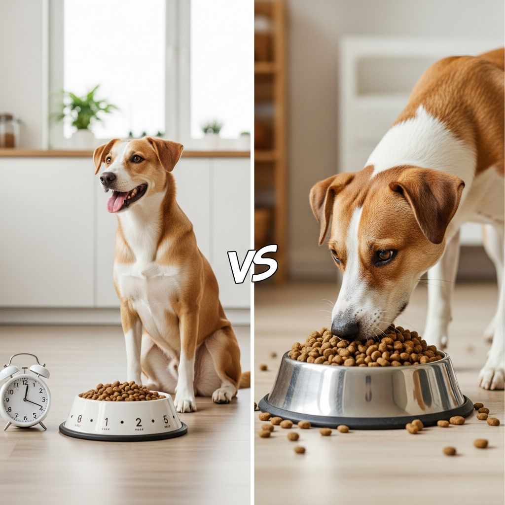 Why Scheduled Meals Beat Free Feeding for Dogs Discover the health risks of free feeding dogs and embrace scheduled meals for better weight control, behavior, and overall wellness.
