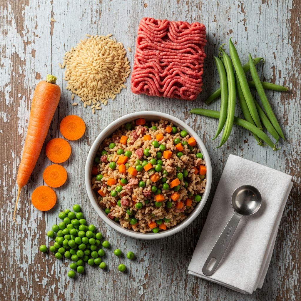 Discover how to craft a nutritious beef and brown rice dog food recipe at home, balancing benefits and risks for optimal canine health.