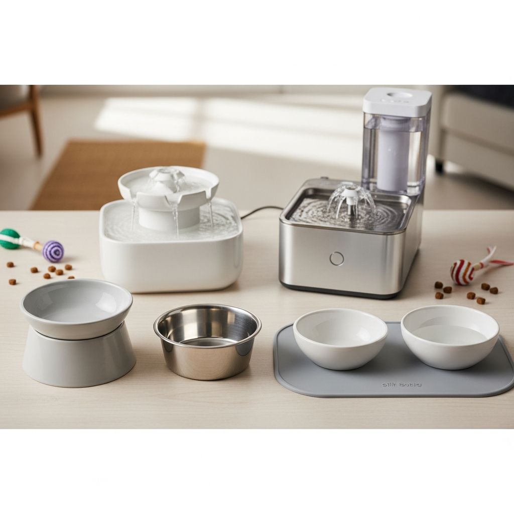 Optimal Cat Bowls and Fountains Guide Discover top choices for cat bowls and fountains to boost hydration, health, and happiness in your feline companion.