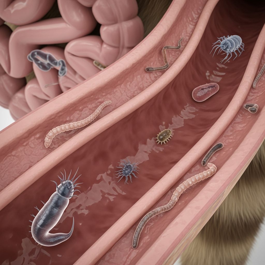 Cat Gut Parasites Guide Discover common intestinal parasites in cats, their symptoms, diagnosis, treatment options, and prevention strategies for healthier feline companions.