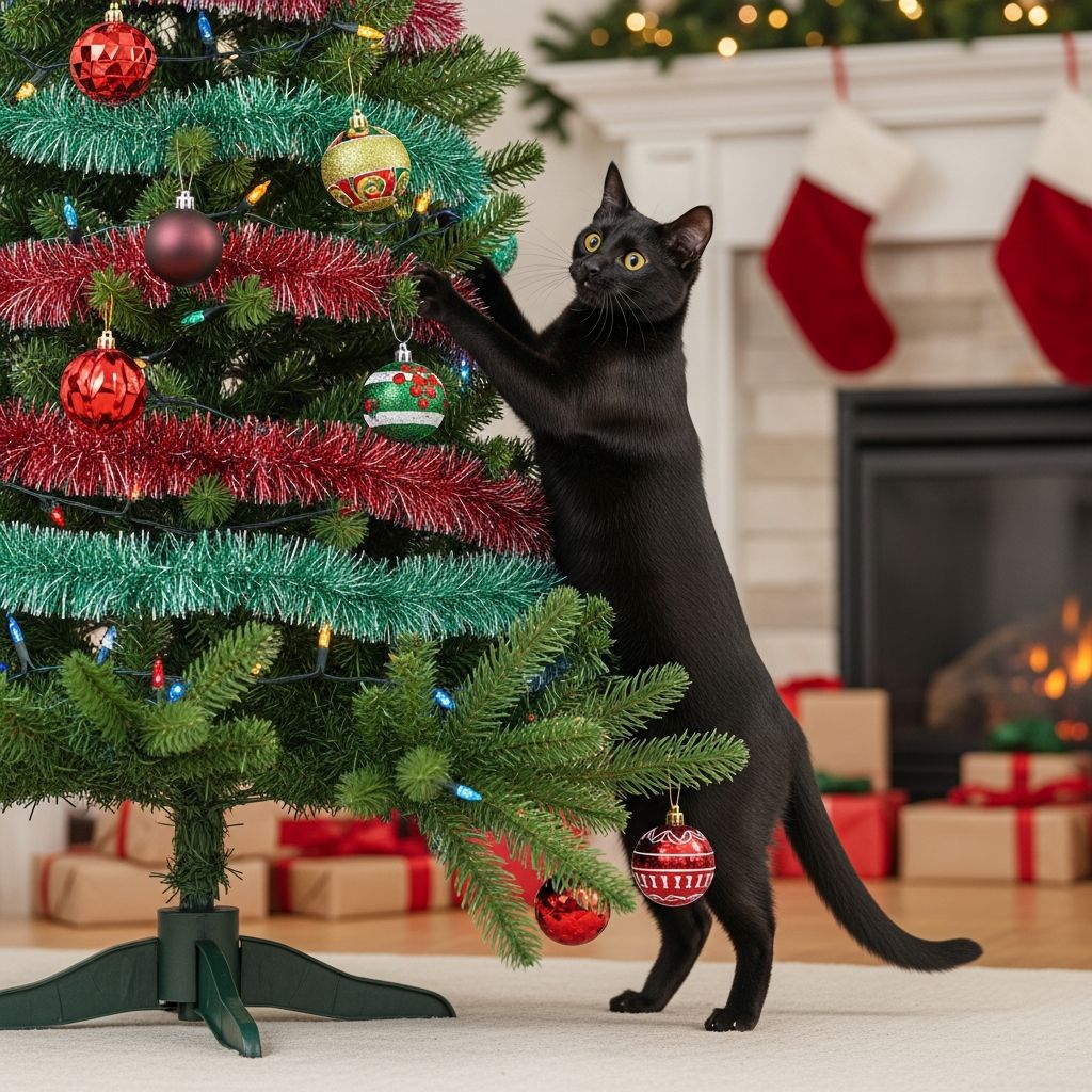 Discover proven strategies to safeguard your Christmas tree from curious cats while ensuring a safe, joyful holiday season for your feline friend.