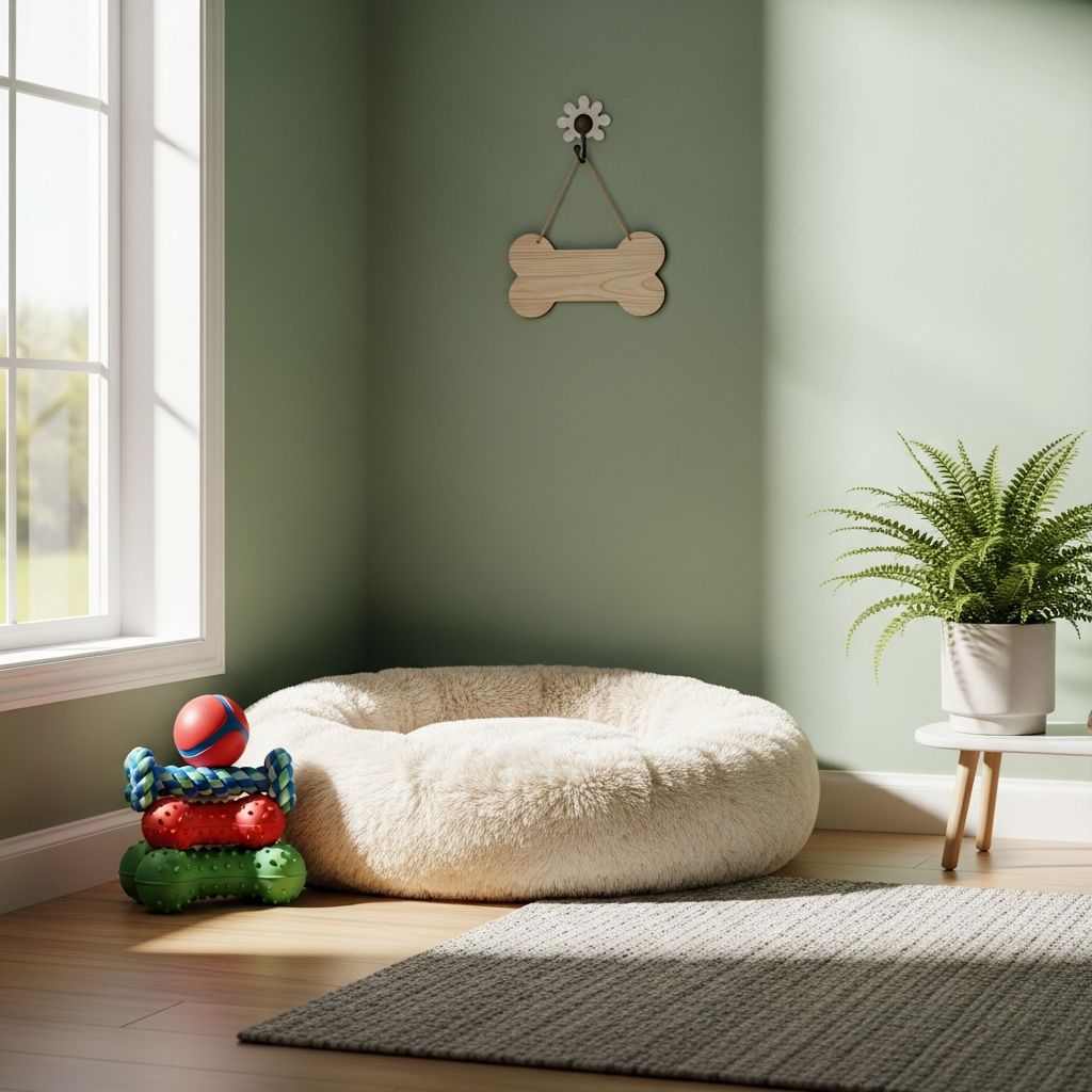 Learn how to design a peaceful haven where your dog feels secure and relaxed