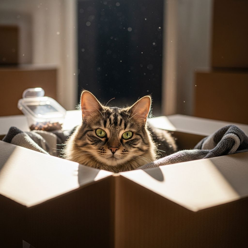 Easing Cat Stress During Moves Expert strategies to help your cat navigate relocation with minimal anxiety and maximum comfort.