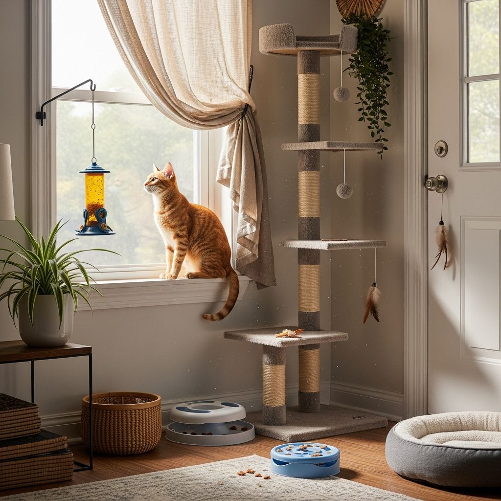 Transform your home into an engaging playground for your feline friend