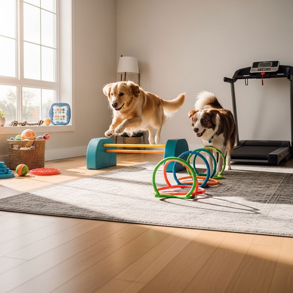 Indoor Workouts for Dogs Discover creative ways to keep your dog fit and happy inside, no matter the weather or space constraints.