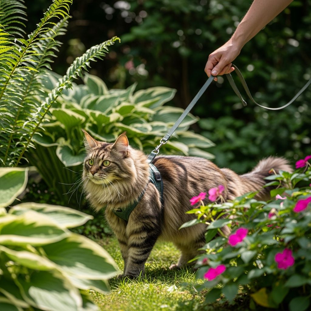 Unlock safe outdoor adventures for your cat with our comprehensive step-by-step guide to harness and leash training techniques.
