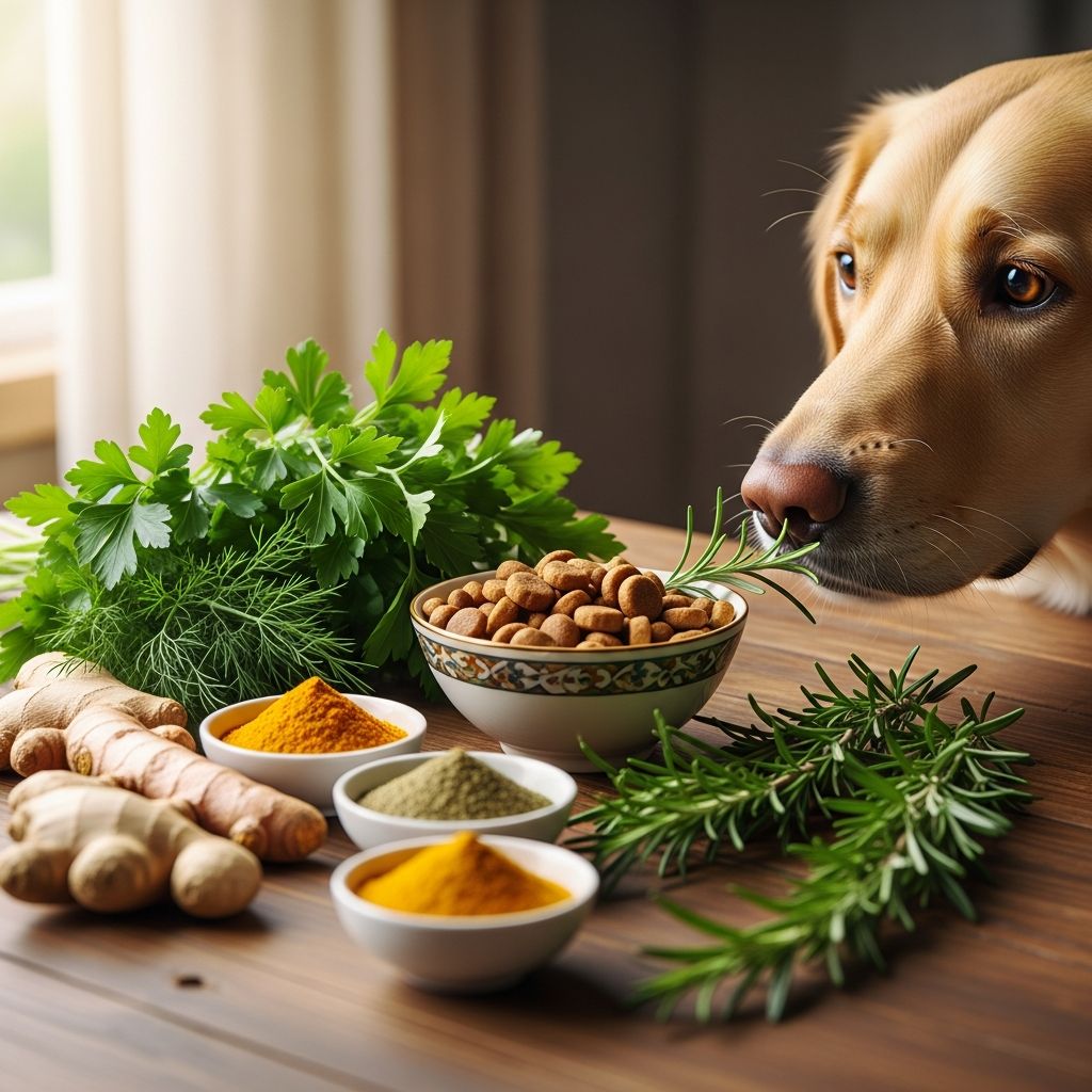 Natural Seasonings for Dogs: Safety Guide Discover which herbs and spices safely enhance your dog's meals and wellness.