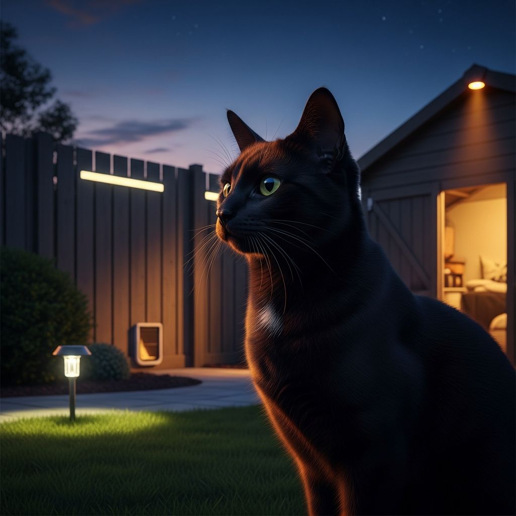 Essential strategies to shield your cat from nighttime dangers like traffic, predators, and more while allowing safe outdoor exploration.