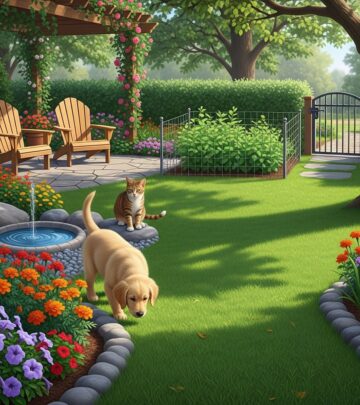Create a beautiful, thriving garden where your pets can safely play and explore.