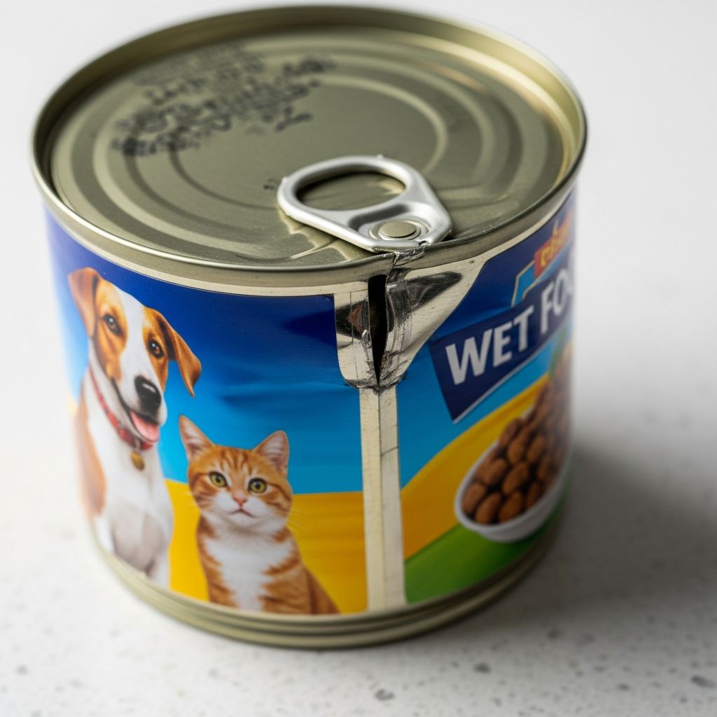 Pet Food Can Safety: Understanding Dent Risks Learn when dented pet food cans are safe and when they pose health risks