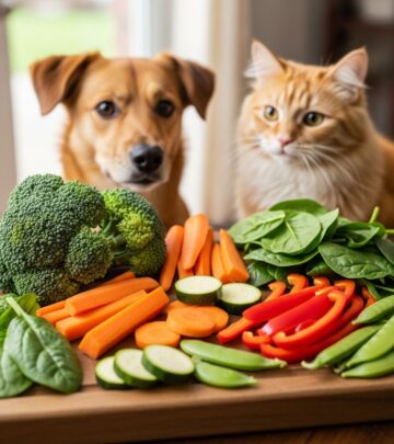 Discover nutritious vegetables that enhance your dog's and cat's health while avoiding digestive issues and toxicities.
