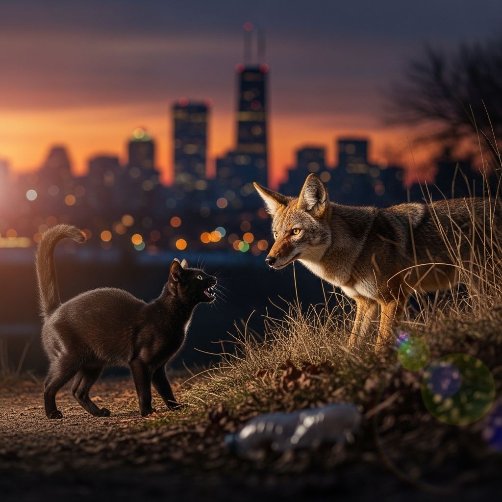Protecting Pets from Urban Coyote Threats Essential strategies to safeguard your dogs and cats from coyote encounters in urban environments.