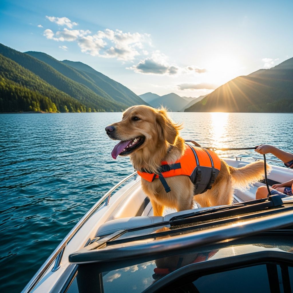 Safe Boating Adventures with Dogs Essential tips to ensure your dog enjoys safe, fun outings on the water without risks or mishaps.