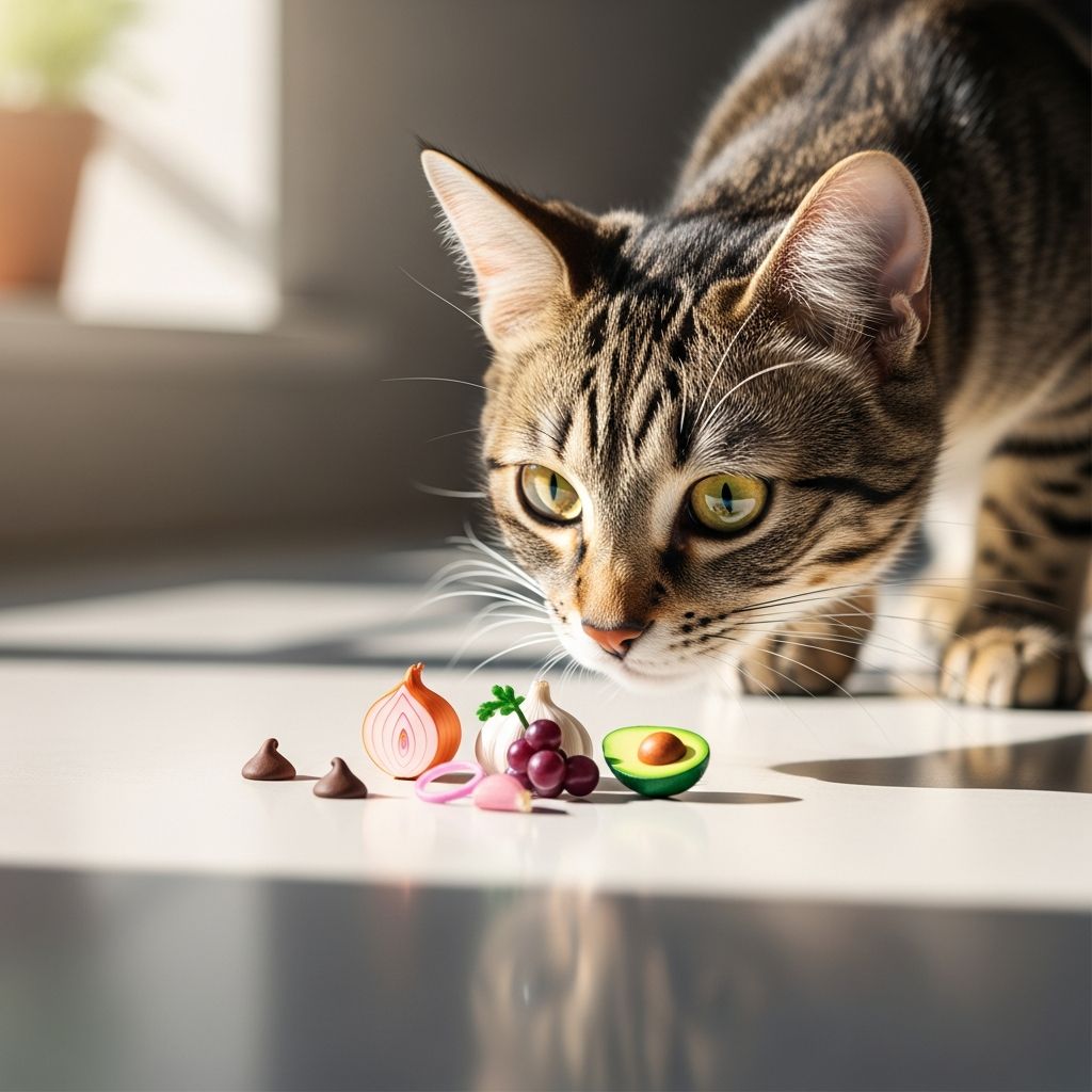 Protect your feline friend from hidden dangers in everyday human snacks and meals that can cause serious illness or worse.