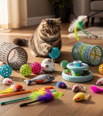 Discover the best cat toys for play, exercise, and mental stimulation to keep your feline happy and healthy.